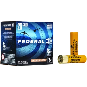 Federal Speed-Shok 20 Gauge 3in steel #1 7/8oz 25rd box