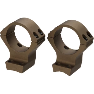 Browning X-Bolt X-Lock integrated scope mount system burnt bronze 1-inch high rings