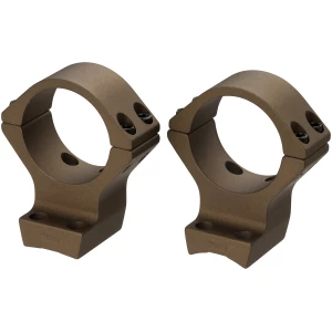Browning X-Bolt integrated scope rings, burnt bronze Cerakote, 30mm low, aluminum