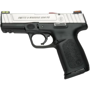 Smith & Wesson SD9VE 9mm pistol 4-inch stainless slide black polymer frame HI-VIZ sights