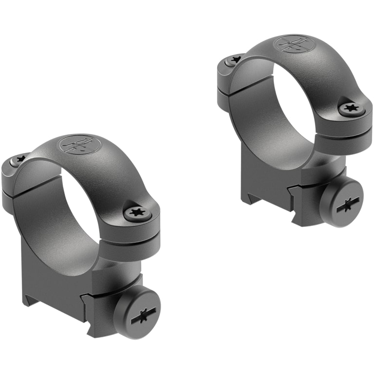 Leupold Sako medium matte 1-inch ringmounts, 2-piece solid steel