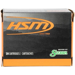 HSM Pro Pistol .44 Rem Mag 300 gr JSP ammunition 20rd box