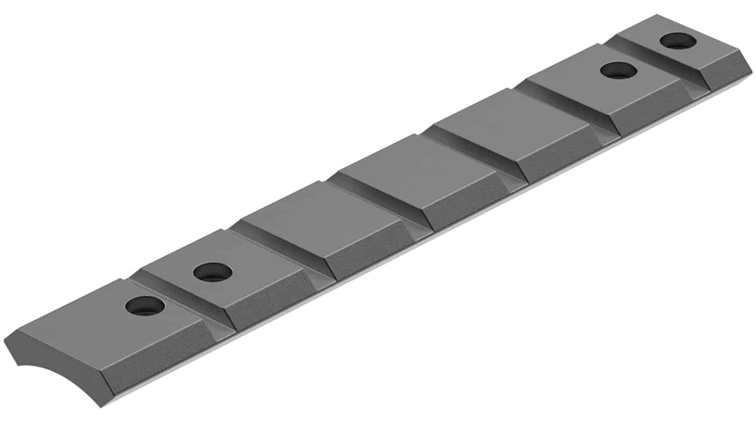 Leupold QRW 1-piece cross-slot scope base for Browning BAR in matte black aluminum