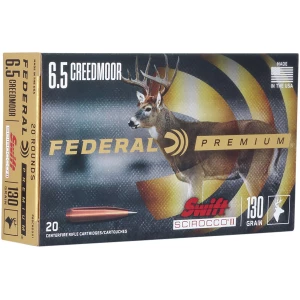 Federal Premium 6.5 Creedmoor 130gr Swift Scirocco II 20-round box