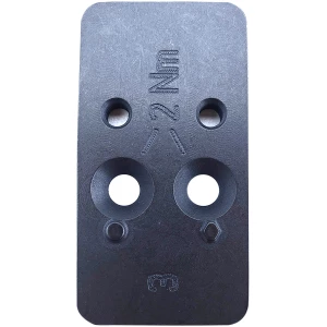 H&K VP OR Mounting Plate #3 for C-More STS2 footprint, black steel optic plate