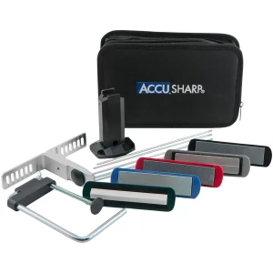 AccuSharp 059C 5-Stone Precision Set Extra Coarse/Coarse/Medium/Fine/ Ultra-Fine Diamond, Alumina, Ceramic Sharpener Multi Color