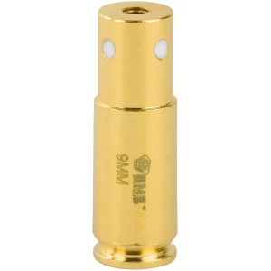 SME Sight-Rite 9mm brass laser bore sighter, cartridge-specific boresighter