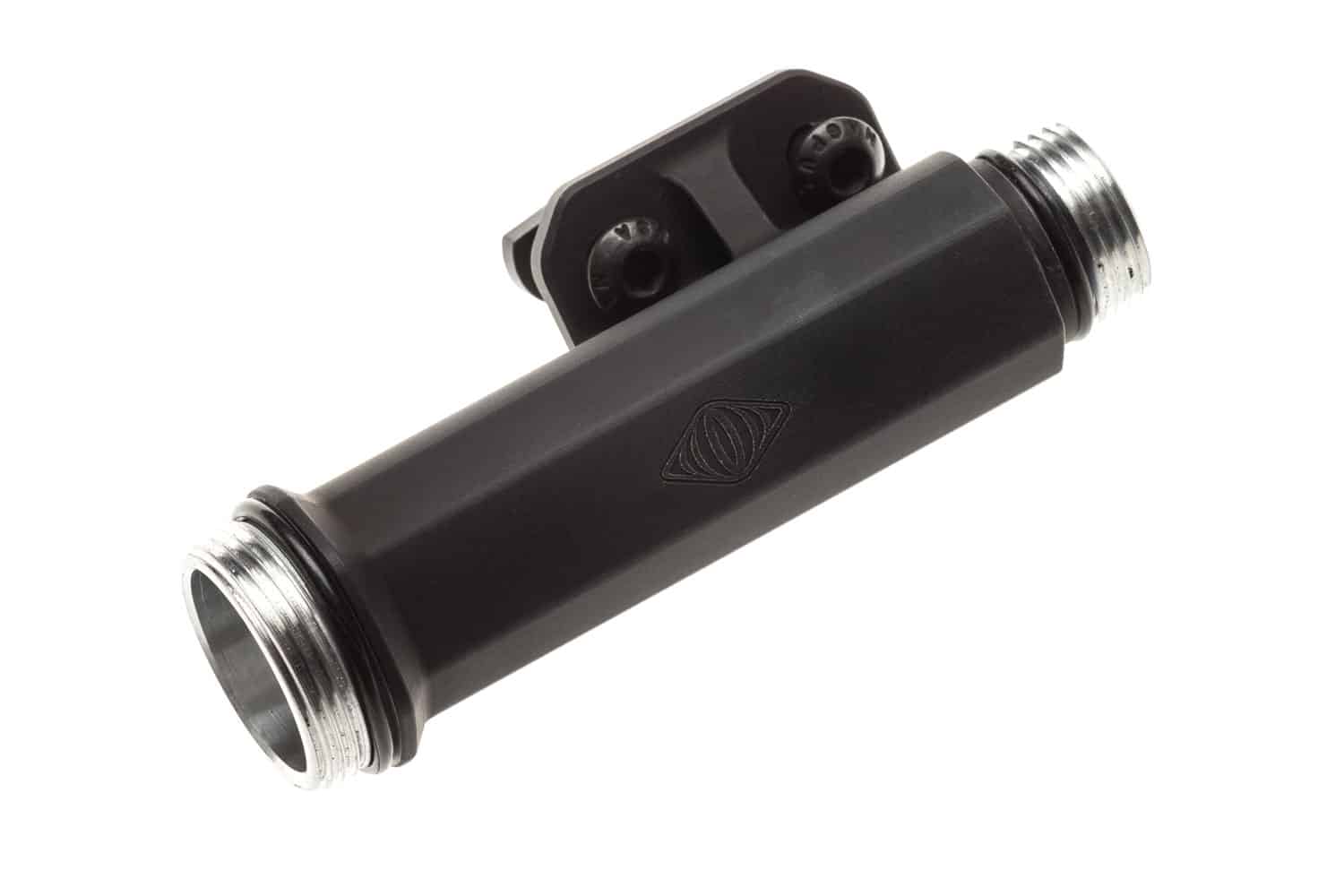 Reptilla Torch dual-fuel 6V/18650 M-LOK light body left-side, black anodized