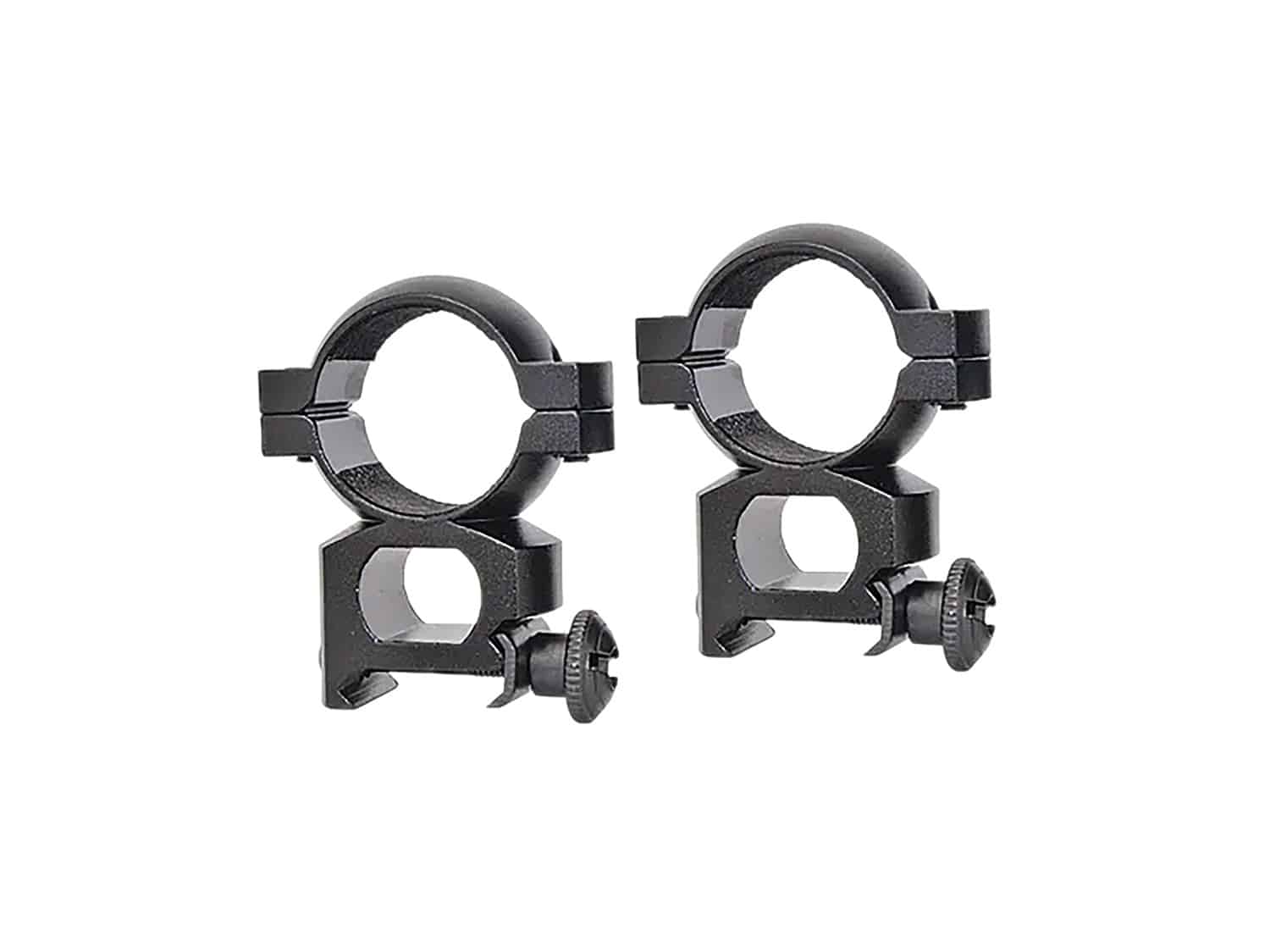Traditions aluminum 1-inch Quick Peep Weaver scope rings, matte black finish