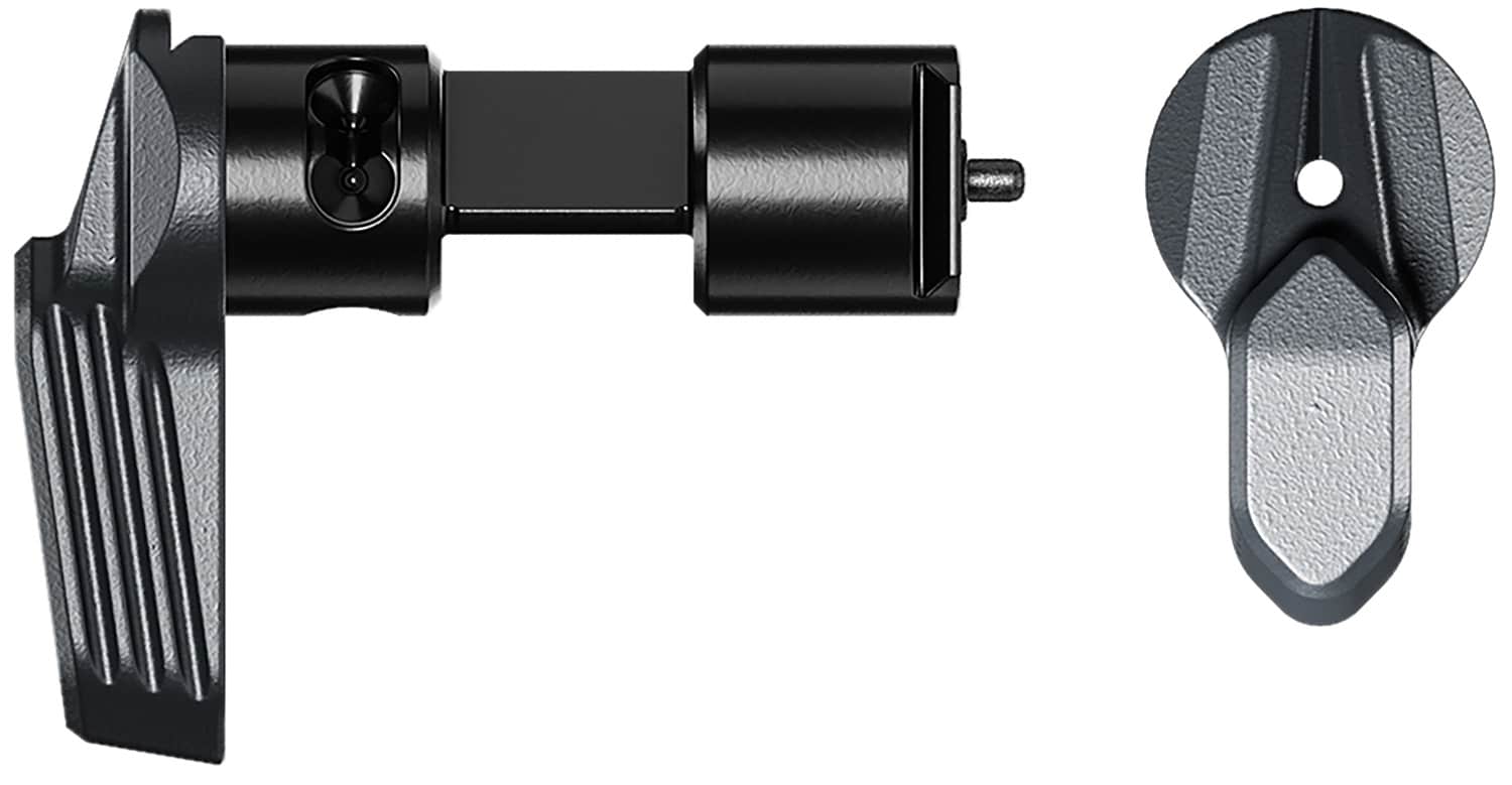 Radian Talon 45/90 ambidextrous safety selector in Radian Grey, two-lever design