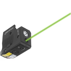 Nightstick TSM-13G sub-compact weapon light with green laser in black, fits Sig Sauer P365