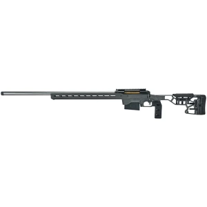 Savage 110 Elite Precision left-hand .223 Rem rifle with MDT ACC chassis and muzzlebrake