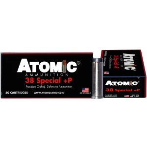 Atomic Ammunition 00419 38 Special +P 148 gr Lead Hollow Point 50 round box