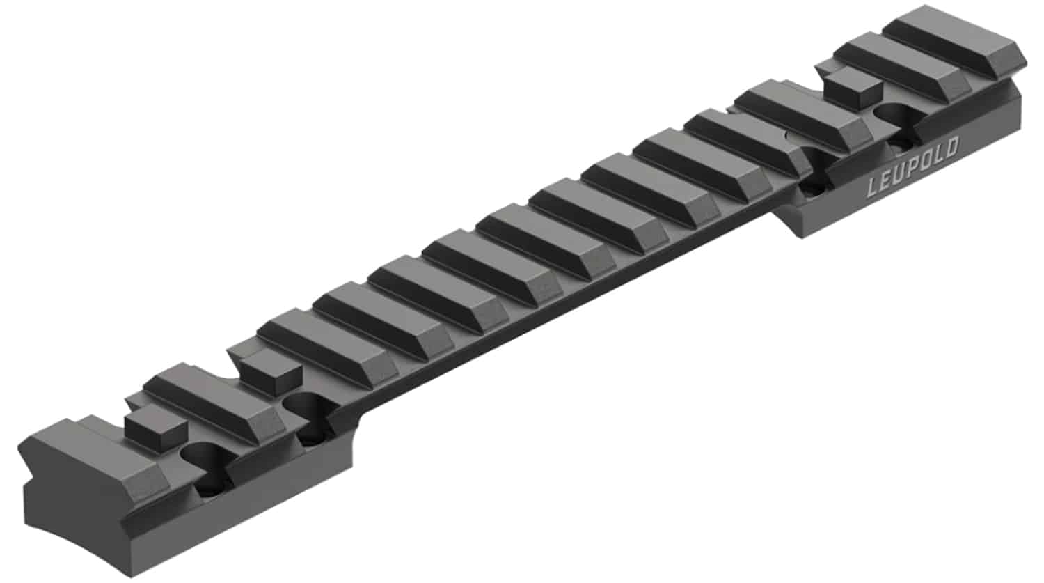 Leupold BackCountry 1-piece cross-slot base for Browning X-Bolt LA, 20 MOA, matte black, 6.6 in