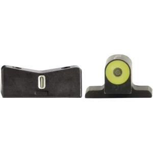 XS Sights SI0014S5Y DXT2 Big Dot Night Sights-Sig Sauer  Black | Green Tritium Yellow Outline Front Sight Green Tritium White Outline Bar Rear Sight