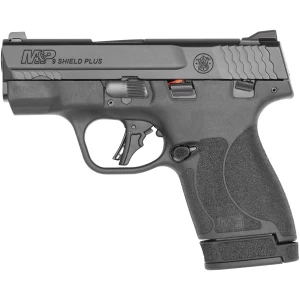 Smith & Wesson M&P Shield Plus 9mm 3.1-inch pistol in matte black with two magazines
