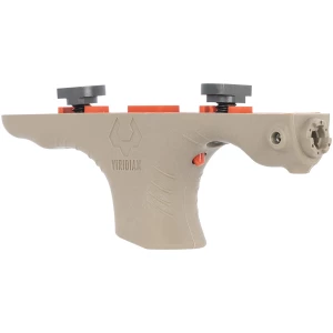 Viridian HS1 FDE hand stop with integrated red laser and M-LOK mount in Flat Dark Earth