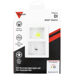 Trijicon AC50011 DI Night Sight Standard Replacement Kit Green Fiber & Black Retainer