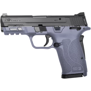 Smith & Wesson M&P9 Shield EZ 9mm pistol with orchid polymer frame and stainless steel slide