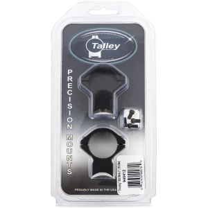 Talley 940412 black anodized aluminum one-piece scope mount and medium rings for Browning T-Bolt 1-inch tube