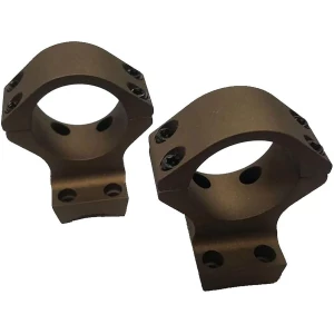 Talley one-piece alloy scope mount combo for Browning X-Bolt, 1-inch tube, high, Hell's Canyon Bronze