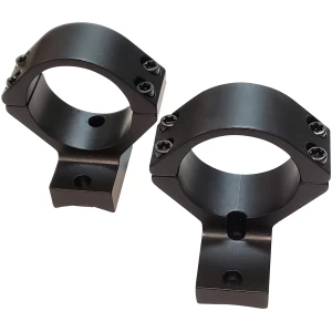 Talley scope mount and ring combo 1-inch tube medium height black anodized