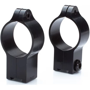 Talley rimfire 1-inch scope rings for CZ 11mm dovetail, black steel