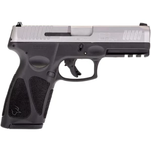 Taurus G3 full-size 9mm pistol, 4-inch stainless barrel, matte stainless slide and black polymer frame