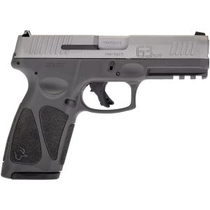 Taurus G3 9mm gray polymer frame stainless slide 4.0 inch barrel two 15-round magazines
