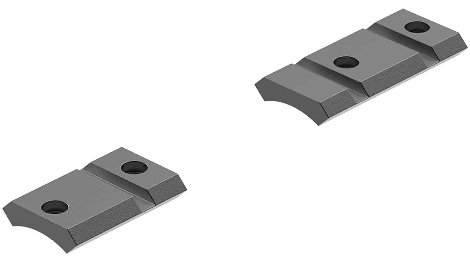 Leupold QRW 2-piece scope base set for Savage 10/110 round receiver, matte black