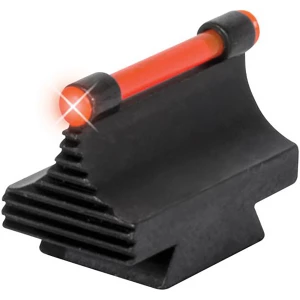 TruGlo TGTG95450RR 3/8" Dovetail Front Sight  Black 0.450" Red Ramp for Rifle