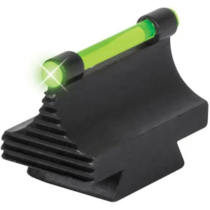 TruGlo TGTG95500RG 3/8" Dovetail Front Sight  Black 0.500" Green Ramp for Rifle