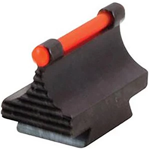 TruGlo TGTG95500RR 3/8" Dovetail Front Sight  Black 0.500" Red Ramp for Rifle