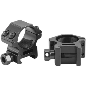 Riton X30L 30mm low scope rings matte black, 9mm height, Picatinny/Weaver mount