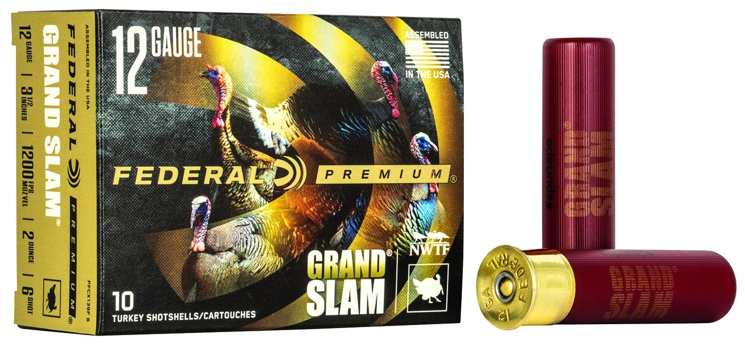 Federal Premium Grand Slam 12ga 3.5in 2oz #6 turkey shotgun shells 10rd box