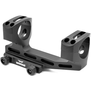 Warne SHXSKEL34TW X-SKEL 34mm super-high 1.9 inch Picatinny scope mount black anodized