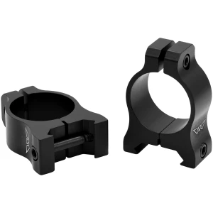 Warne Vapor 1-inch low matte scope rings, Picatinny/Weaver compatible