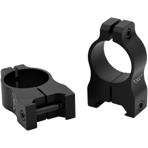 Warne Vapor 1 inch High Matte Scope Rings, Matte Black, 1" tube