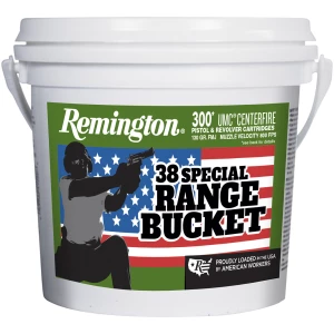 Remington UMC 38 Special 130gr FMJ range bucket 300 rounds