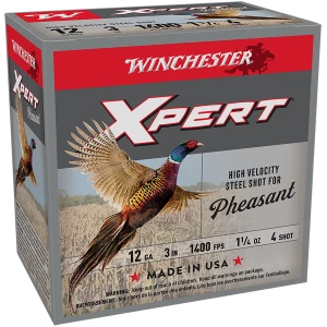Winchester Super-X Xpert Pheasant 12ga 1-1/4 oz #4 steel shotshells 25ct box