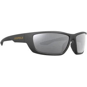 Leupold Cheyenne performance eyewear Shadow Gray Flash polycarbonate lens matte black wraparound frame