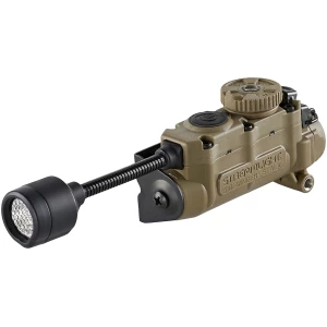 Streamlight Sidewinder Stalk Helmet Light in Coyote Tan with multi-color and IR LEDs