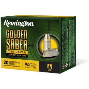 Remington Golden Saber Defense Compact .45 ACP 230 gr BJHP 20-count box front