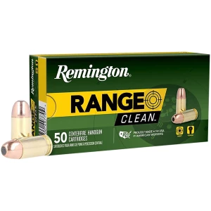 Remington Range Clean .45 ACP 230 gr FNEB 50-count ammunition box