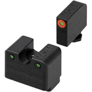 TruGlo TGTG231G3MC Tritium Pro  Black | Green Tritium Orange Outline Front Sight Green Tritium Rear Sight