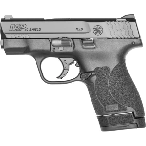 Smith & Wesson M&P Shield M2.0 .40 S&W 3.1in black handgun side view