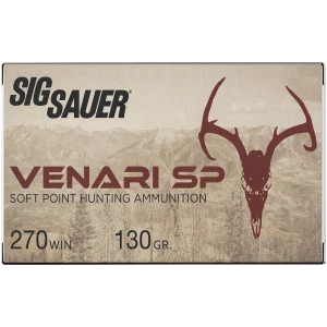 Sig Sauer Venari .270 Win 130gr Soft Point 20rd Box product image