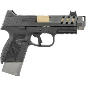 FN 509 CC Edge 9mm 4.2 inch compensated optic-ready pistol black gray