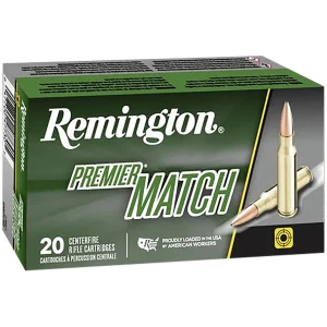 Remington Premier Match .260 Rem 140 gr Sierra MatchKing BTHP ammunition 20 count box
