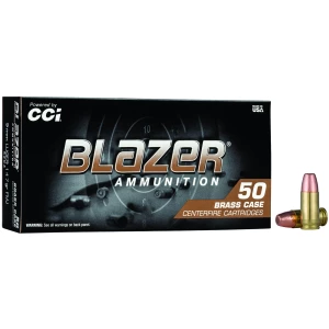 CCI Blazer Brass 9mm Luger 147 gr FMJ 50-round box